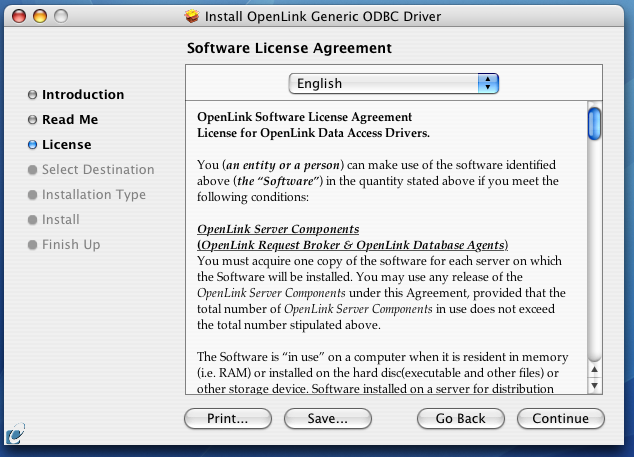 install open database connectivity odbc drivers for mac