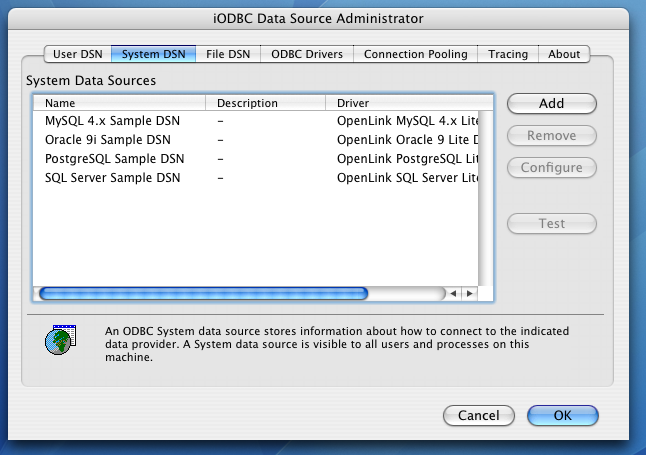 install open database connectivity odbc drivers for mac